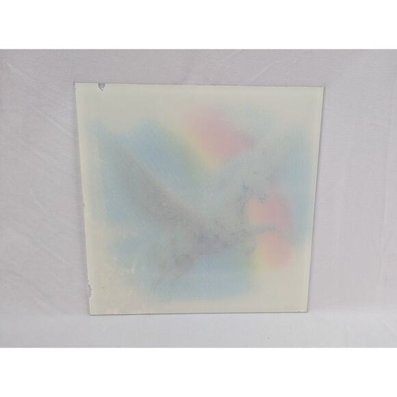 Vintage 1980's Framed‎ Glass Unicorn Pegasus Mirror Carnival Prize 12" Square - Picture 7 of 11